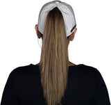 Yoga Hat, Dad Hat, Ponytail, Snapback, White, Mens Hat, Womens Hat, Ponytail Hole Woman In Hat Picture