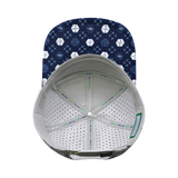Yoga Hat, Flat Bill, Snapback Hat, Navy, White, Gray, Mens Hat, Womens Hat, Underbill Picture