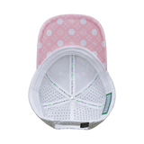 Yoga Hat, Low Profile, Ponytail, Snapback Hat, Pink, White, Mens Hat, Womens Hat, Underbill Picture 