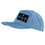 Yoga Hat, Trucker Hat, Snapback Hat, Light Blue, Mens Hat, Womens Hat, Side Picture
