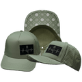 Yoga Hat - Trucker Hat - Sage - Laser Mesh