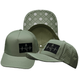 Yoga Hat, Trucker Hat, Snapback Hat, Sage, Mens Hat, Womens Hat, Main Picture