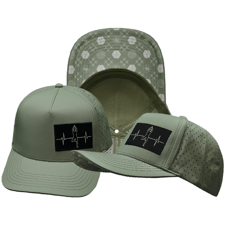 Yoga Hat, Trucker Hat, Snapback Hat, Sage, Mens Hat, Womens Hat, Main Picture