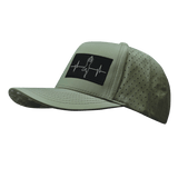 Yoga Hat, Trucker Hat, Snapback Hat, Sage, Mens Hat, Womens Hat, Side Picture