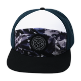 Youth Color Vibes Hat, Flat Bill, Snapback Hat, Patriots Night, Black, White, Navy, Mens Hat, Womens Hat, Front Picture