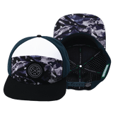 Youth Color Vibes Hat, Flat Bill, Snapback Hat, Patriots Night, Black, White, Navy, Mens Hat, Womens Hat, Main Picture
