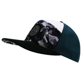 Youth Color Vibes Hat, Flat Bill, Snapback Hat, Patriots Night, Black, White, Navy, Mens Hat, Womens Hat, Side Picture