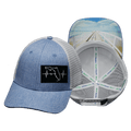 **YOUTH** Florida Hat - Low Profile - Light Blue / White - Trucker Mesh