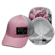 Youth Florida Hat, Low Profile, Snapback Hat, Pink, White, Mens Hat, Womens Hat, Main Picture 