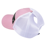 Youth Florida Hat, Low Profile, Ponytail, Snapback Hat, Pink, White, Mens Hat, Womens Hat, Ponytail Hole Picture 