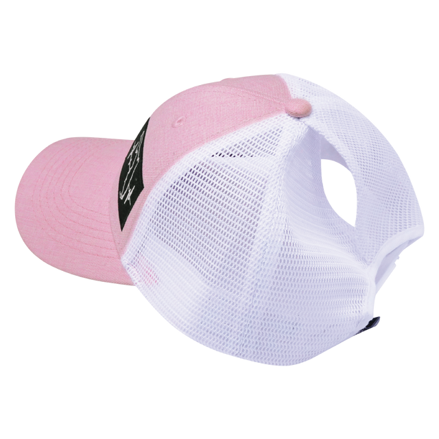 Youth Florida Hat, Low Profile, Ponytail, Snapback Hat, Pink, White, Mens Hat, Womens Hat, Ponytail Hole Picture 