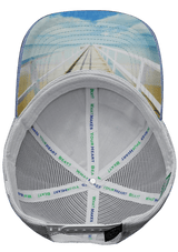 Youth Florida Hat, Low Profile, Snapback Hat, Light Blue, White, Mens Hat, Womens Hat, Underbill Picture 