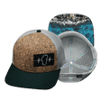 Youth Tahoe Hat, Baseball Hat, Snapback Hat, Cork, Green, Gray, Mens Hat, Womens Hat, Main Picture