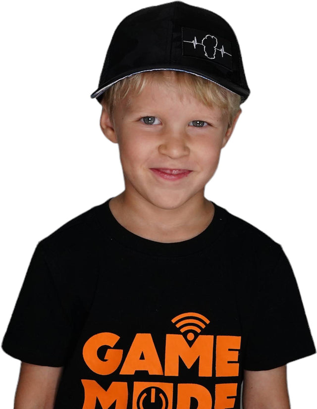 Youth Tahoe Hat, Baseball Hat, Snapback Hat, Black Camo, Black, Mens Hat, Womens Hat, Boy In Hat Picture