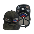 Youth Team Heroes Hat, Baseball Hat, Snapback Hat, Green Camo, Black, Mens Hat, Womens Hat, Main Picture