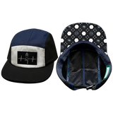 Yoga - 5 Panel - Sporty - Unstructured - Pony Tail - Black / White / Navy