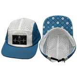 Yoga - 5 Panel - Sporty - Unstructured - Pony Tail - Light Blue / White
