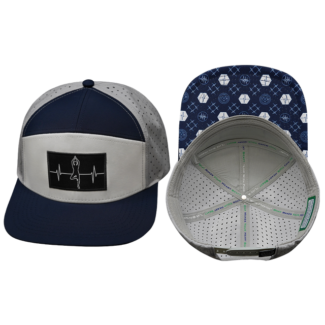 Yoga - 7 Panel - Navy / White / Gray (Unisex)