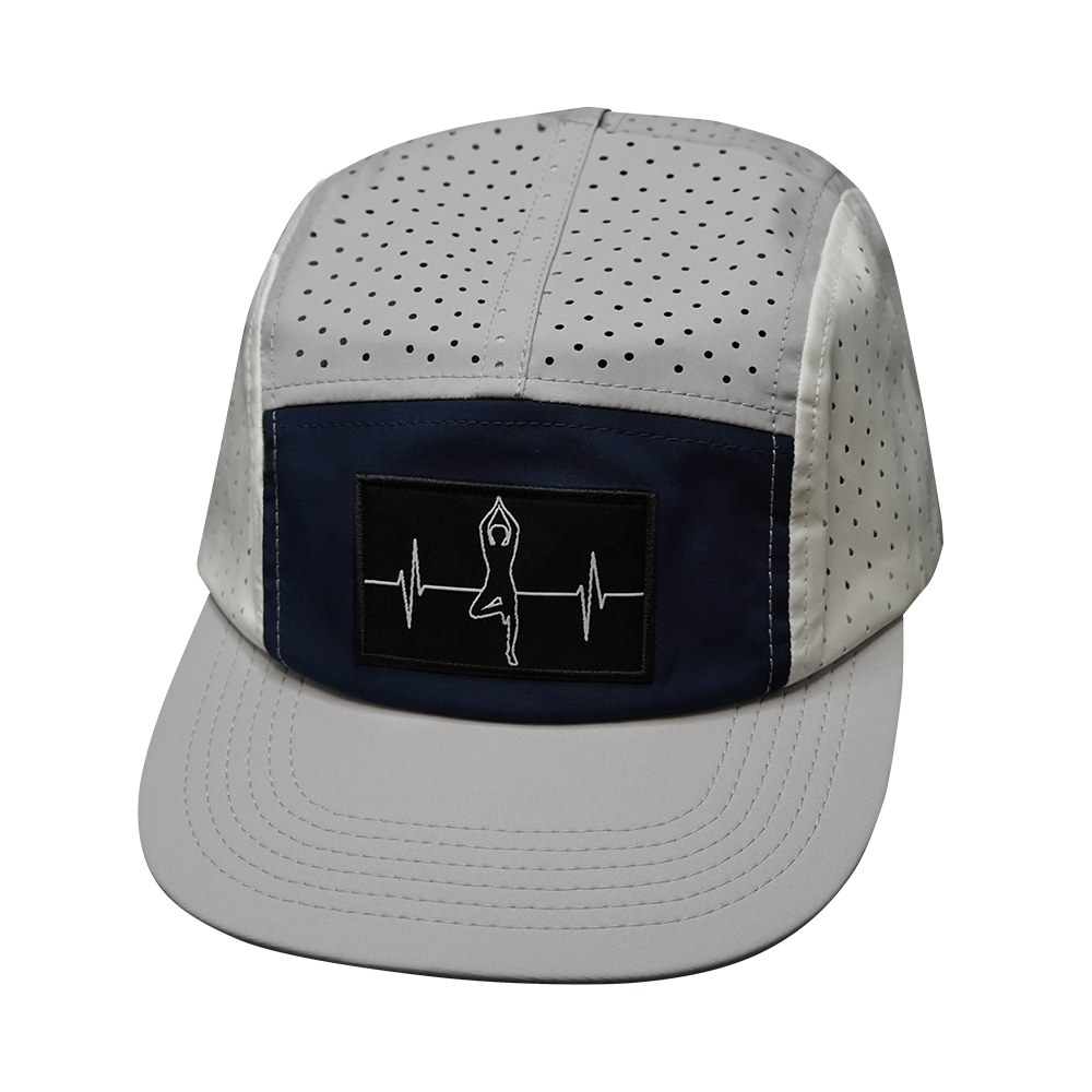 Yoga - 5 Panel - Sporty - Unstructured - Pony Tail - Gray / Navy / White