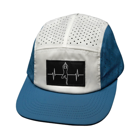 Yoga - 5 Panel - Sporty - Unstructured - Pony Tail - Light Blue / White