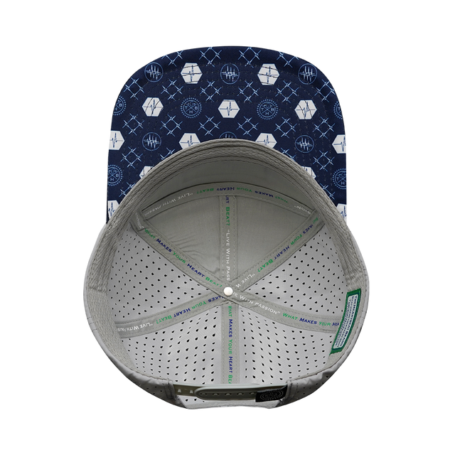 Yoga - 7 Panel - Navy / White / Gray (Unisex)