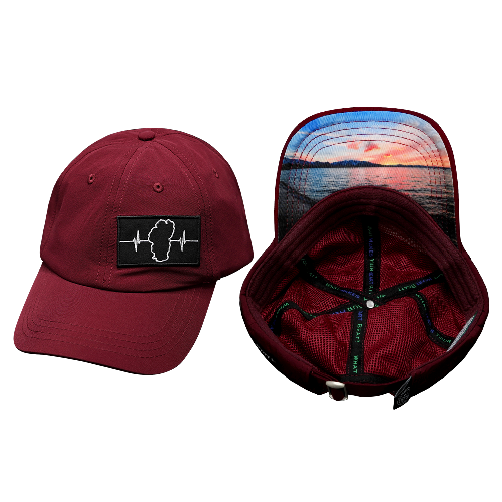 Tahoe - 6 Panel - Unstructured - Relaxed Fit - Maroon