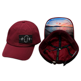 Tahoe - 6 Panel - Unstructured - Relaxed Fit - Maroon
