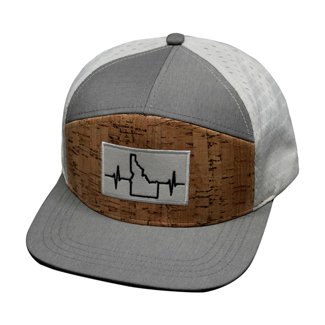 Idaho - 7 Panel - Cork - Gray / White (Unisex)