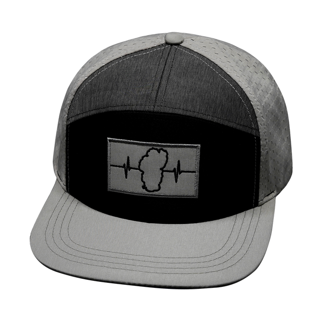 Tahoe - 7 Panel - Gray / Black / Charcoal (Unisex)