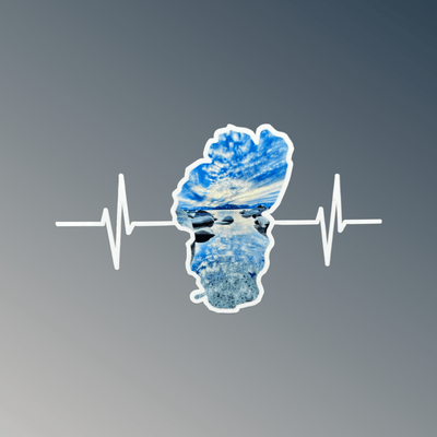 Tahoe Heartbeat — Decal, Reflection