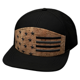 Flag - 7 Panel - Cork - Black (Unisex)