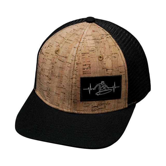 Surf - 6 Panel - Cork - Black (Unisex)