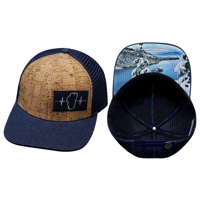 Tahoe - 6 Panel - Cork - Navy (Unisex)