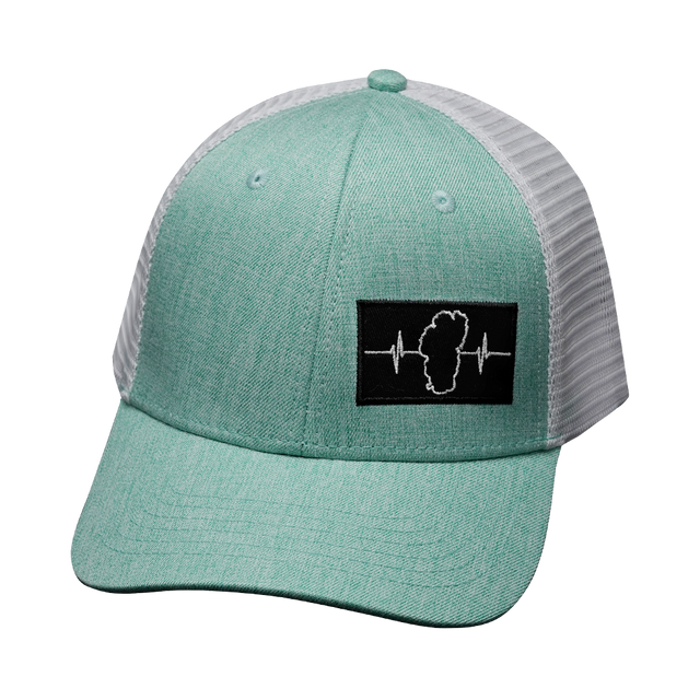 Tahoe - 6 Panel - Shallow Fit - Teal / White (Unisex)