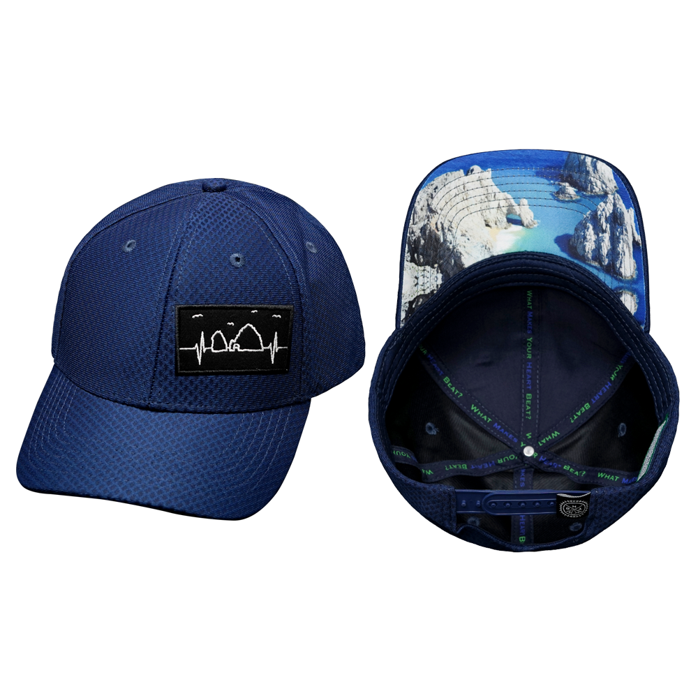 Cabo - 6 Panel - Air Mesh - Atheltic Fit - Navy