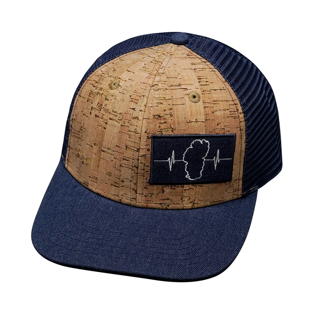 Tahoe - 6 Panel - Cork - Navy (Unisex)