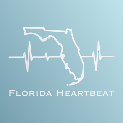 Florida - Sticker - Vinyl - White