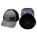 Tahoe - 6 Panel - Shallow Fit - Gray / Black