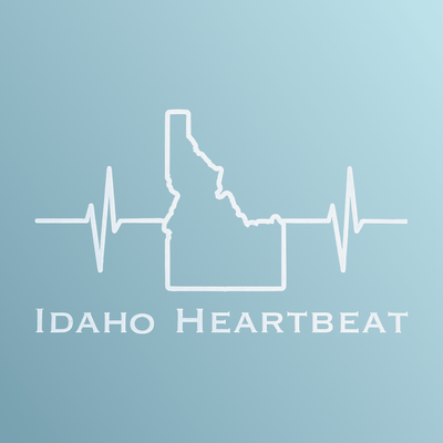 Idaho Sticker — Vinyl, White
