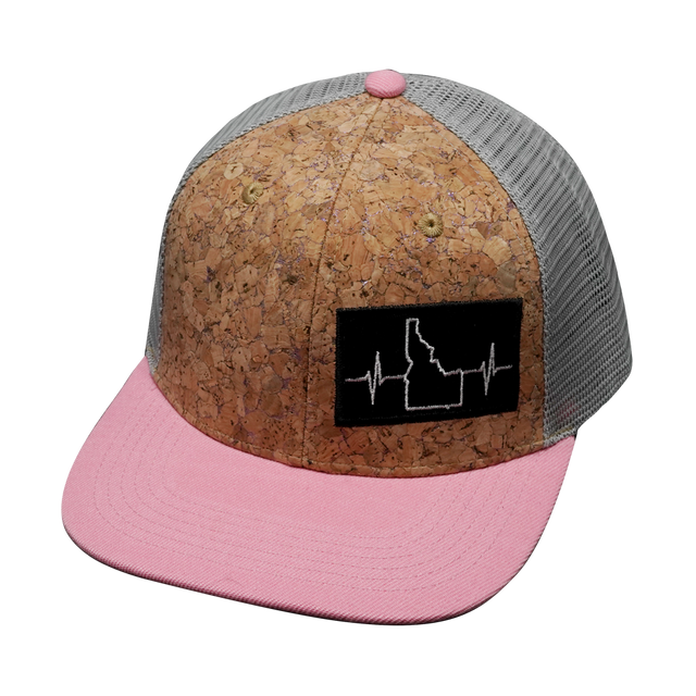 Idaho - 6 Panel - Cork - Pink /  Gray (Unisex)