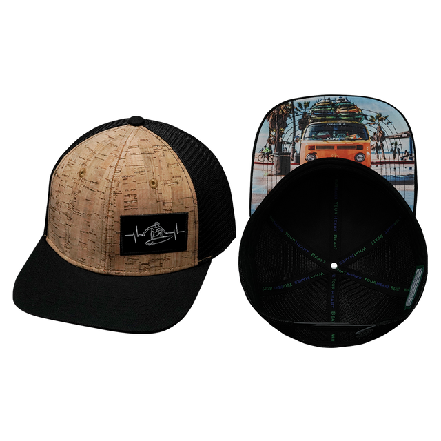 Surf - 6 Panel - Cork - Black (Unisex)