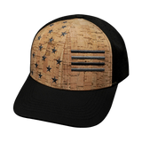 Flag - 6 Panel - Cork - Black (Unisex)