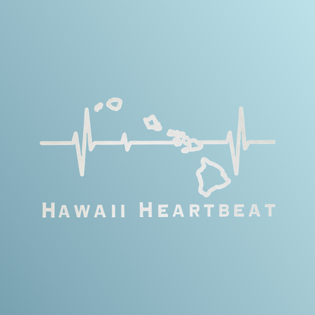 Hawaii - Sticker - Vinyl - White