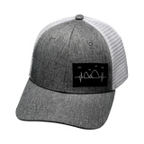 Cabo - 6 panel - Shallow Fit - Gray / White