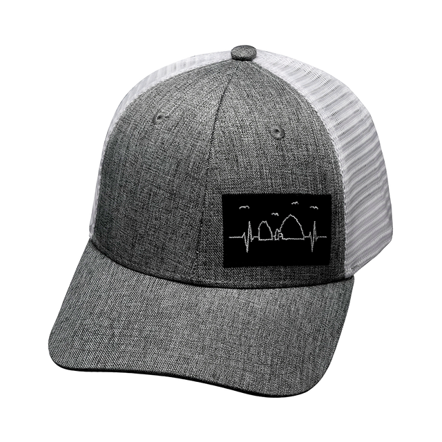 Cabo - 6 Panel - Shallow Fit - Gray / White (Unisex)