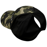 Fishing Hat, Low Profile, Ponytail, Snapback Hat, Light Camo, Black, Mens Hat, Womens Hat, Ponytail Hole Picture