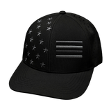 Flag Hat, Baseball Hat, Snapback Hat, Black, Mens Hat, Womens Hat, Front Picture