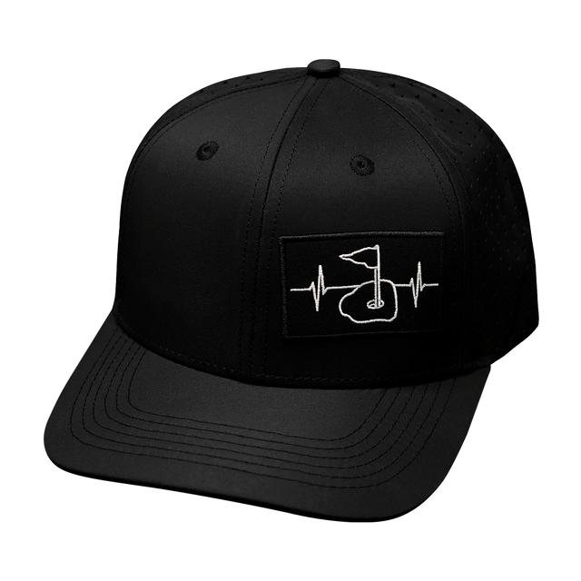 Golf Hat, Baseball Hat, Snapback Hat, Black, Mens Hat, Womens Hat, Front Picture, No Photo 