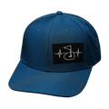 Golf Hat - Baseball Hat Fit - Dark Teal (No Photo) - Laser Mesh