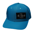 Golf Hat - Baseball Hat Fit - Turquoise (No Photo) - Laser Mesh